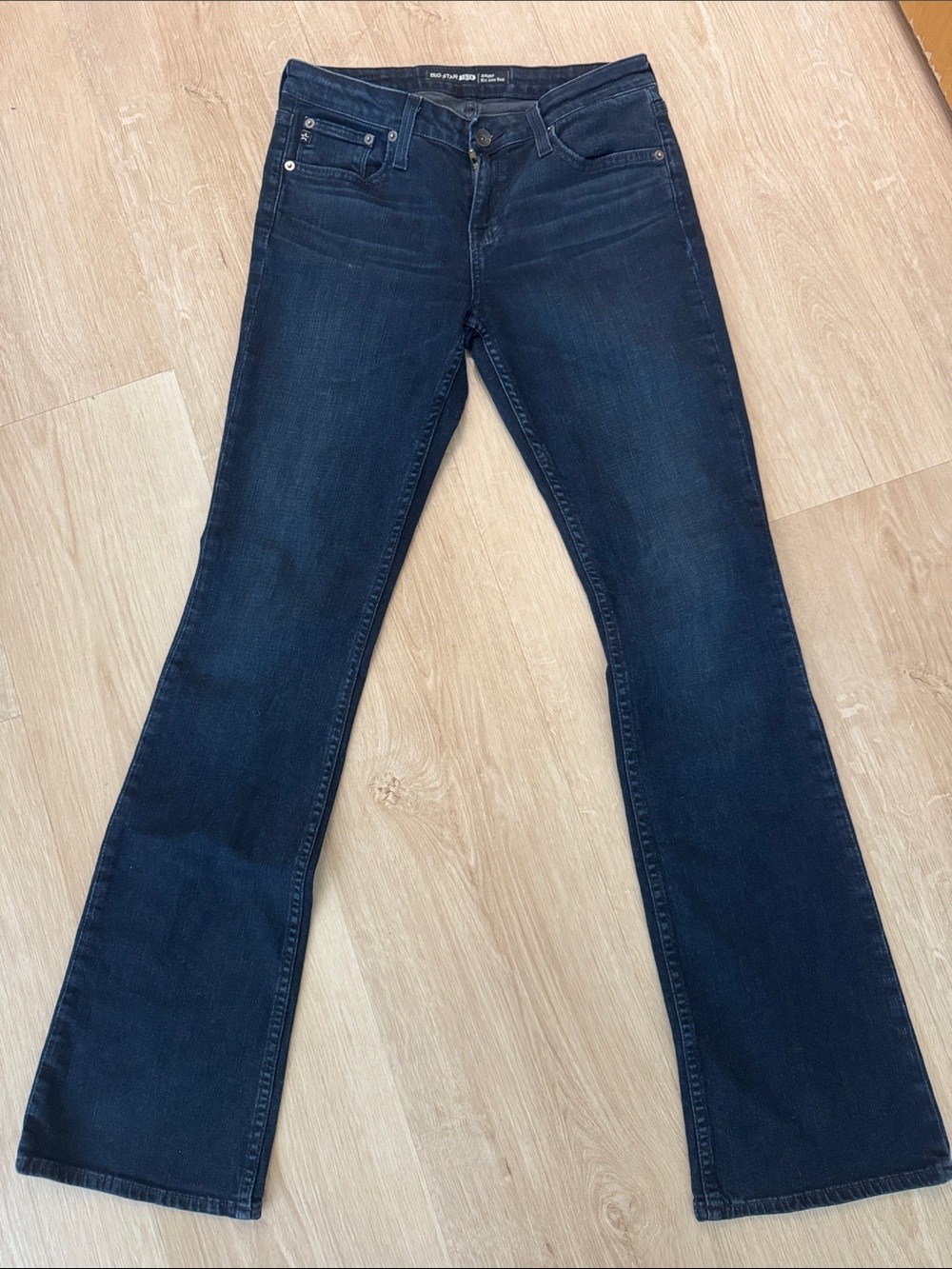 Big Star Dark Wash Hazel Mid Rise Boot Jeans